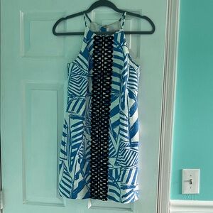 Lilly Pulitzer Dress Blue and White Patterned Dress